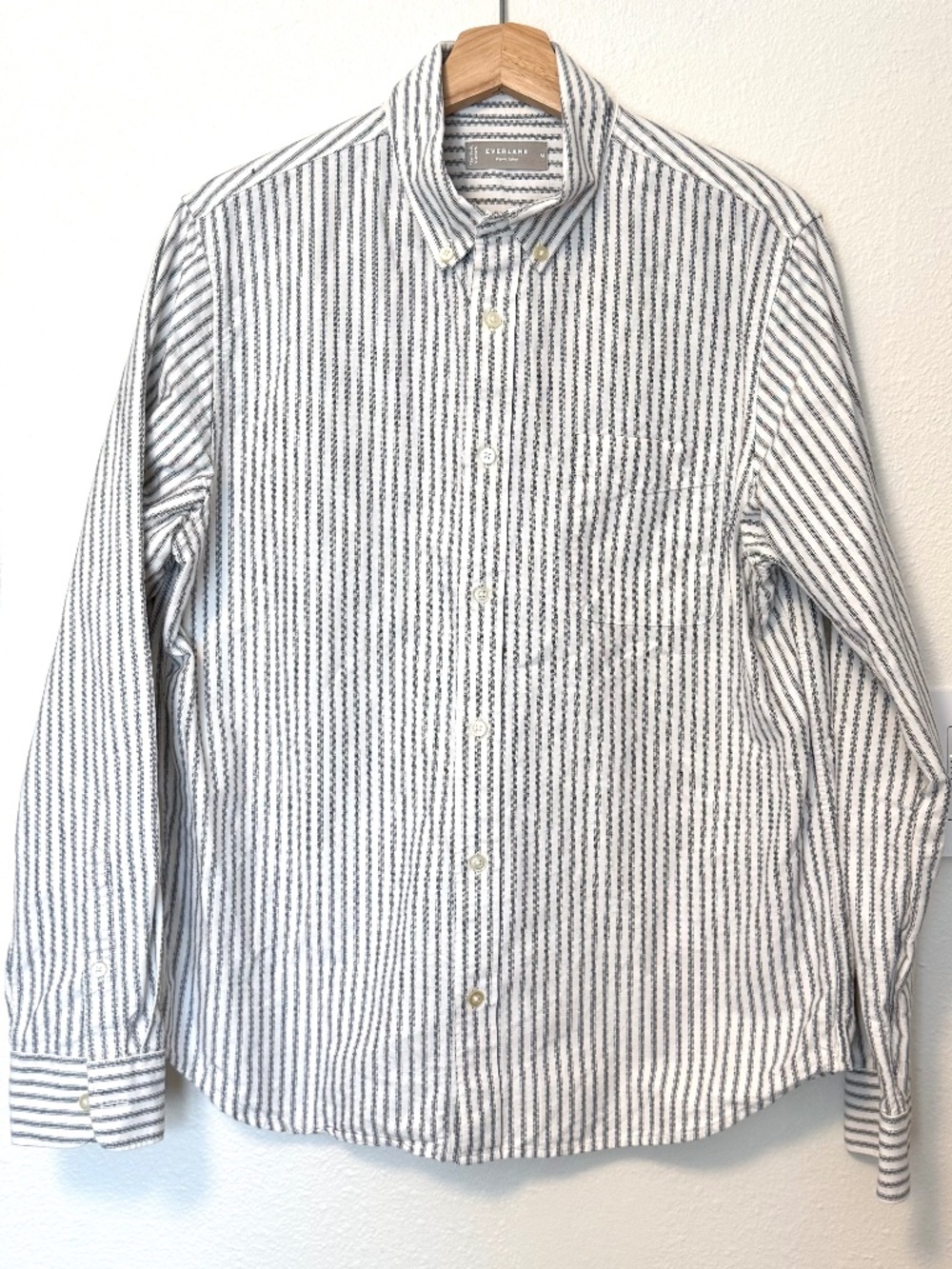 Everlane Men’s M Striped Classic Oxford Shirt